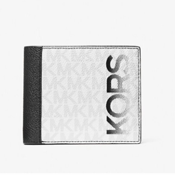 Michael Kors Cooper Graphic Logo Billfold Wallet With Coin Pouch NWT - Picture 1 of 2
